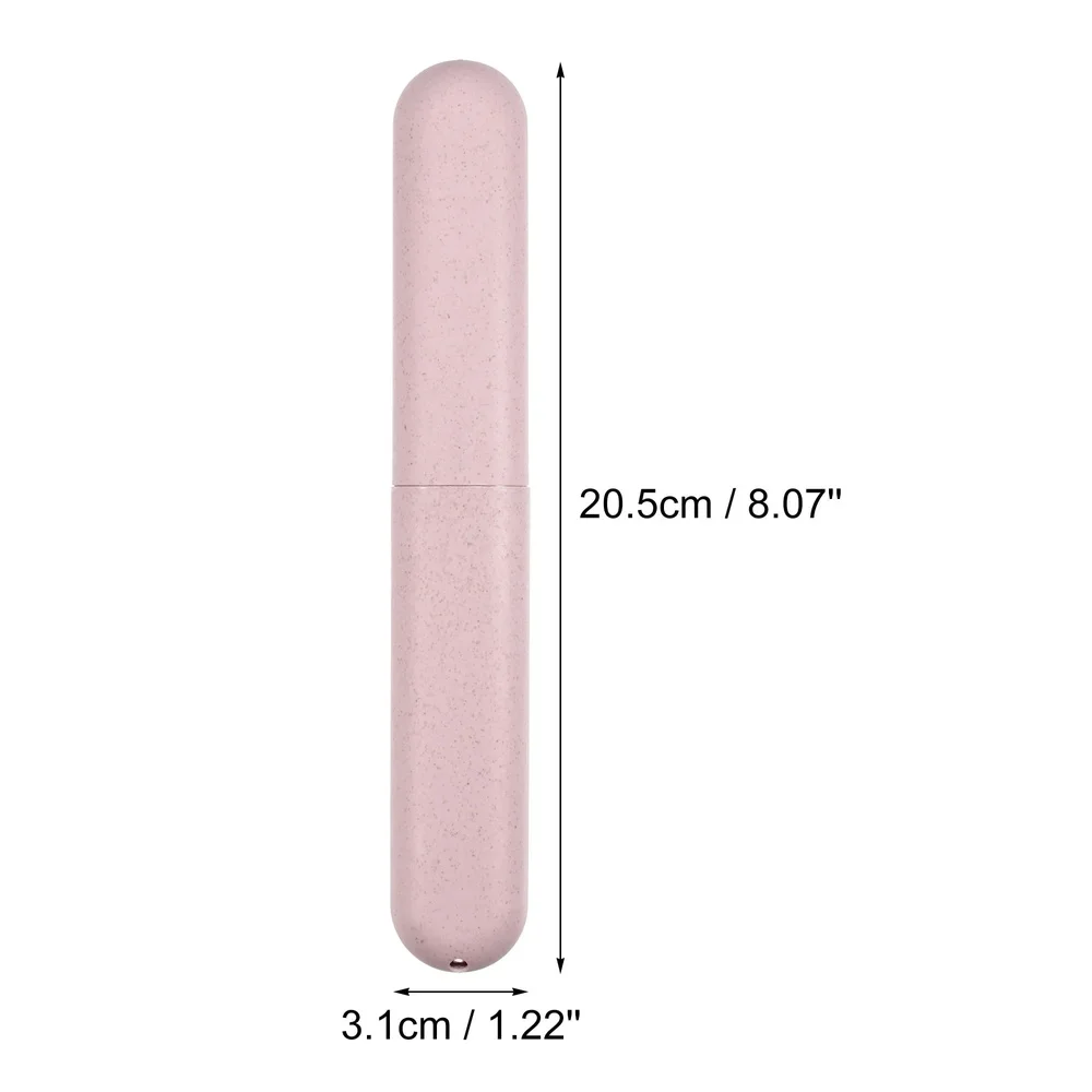 2Pcs Travel Toothbrush Holders Portable Dustproof Case Lightweight PP Design Multi-Scene Use Easy Carry Travel Accessories
