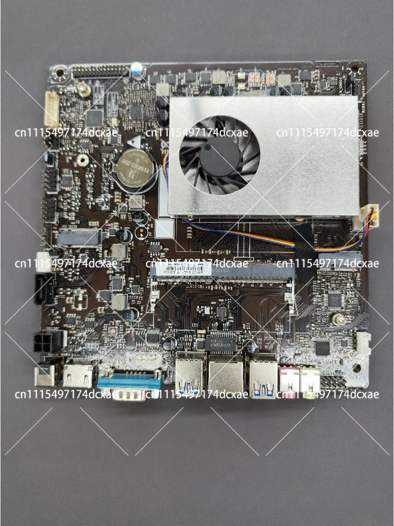 On‑Board Quad‑Core Mini‑ITX Motherboard, DC Input Compact Mainboard for HTPC, Digital Signage & Mini Host Assembly