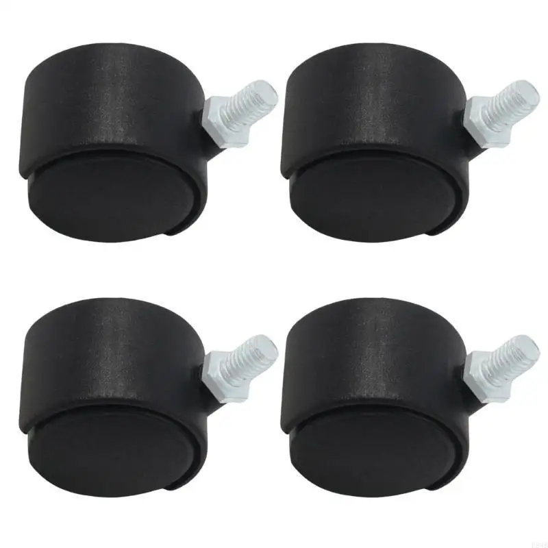 

H8WB 4PCS Мебельные колеса заклинателя с тормозом, подходящим для безопасного и стабильного движения на твердых поверхностях
