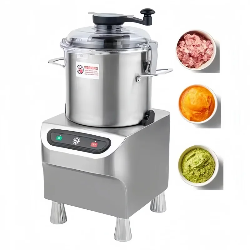 

Лидер продаж, электрическая коммерческая многофункциональная машина для измельчения мяса и овощей с двойной скоростью, емкостью 5/8/12/18 л