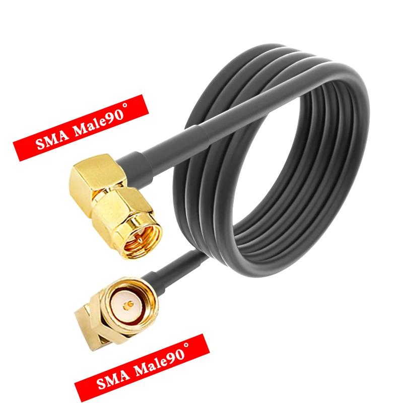 Imagem -04 - Extension-cabo Axial Rmacho para Antenna Macho R50 oh Conector de Antena Wifi Adaptador Pig 1m 2m 5m 10m 20m