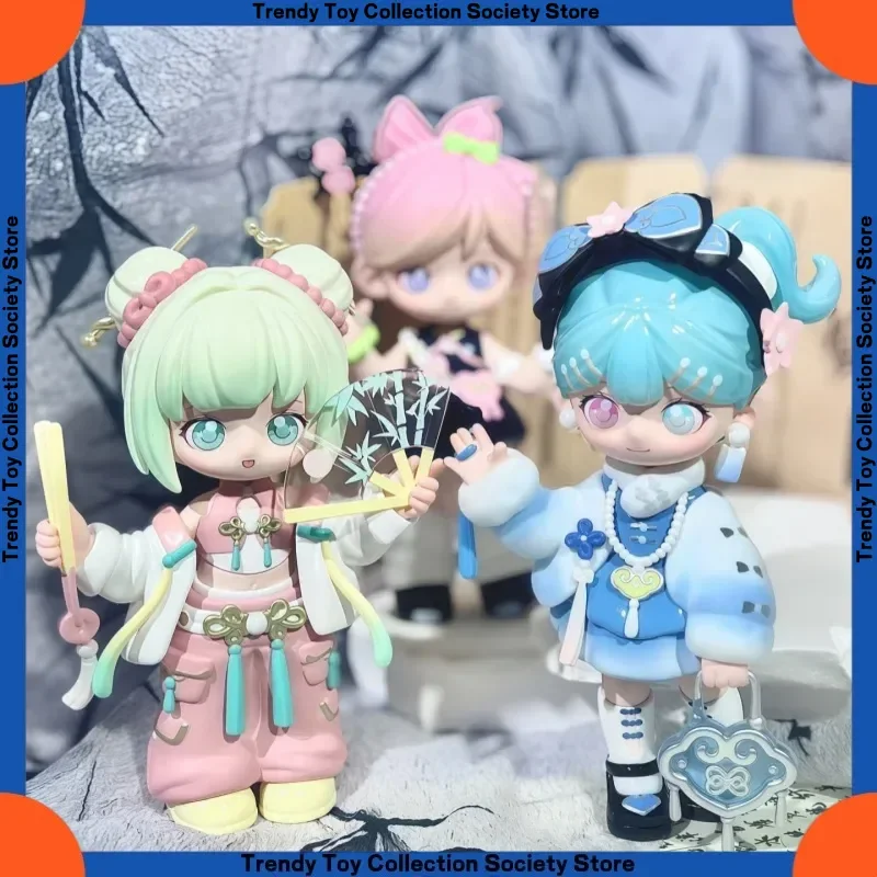 

New Simontoys Tangna Oriental Overture Chinese Style Series Girls' Gift Blind Box Figurines Decorative Items Trendy Toys Gift