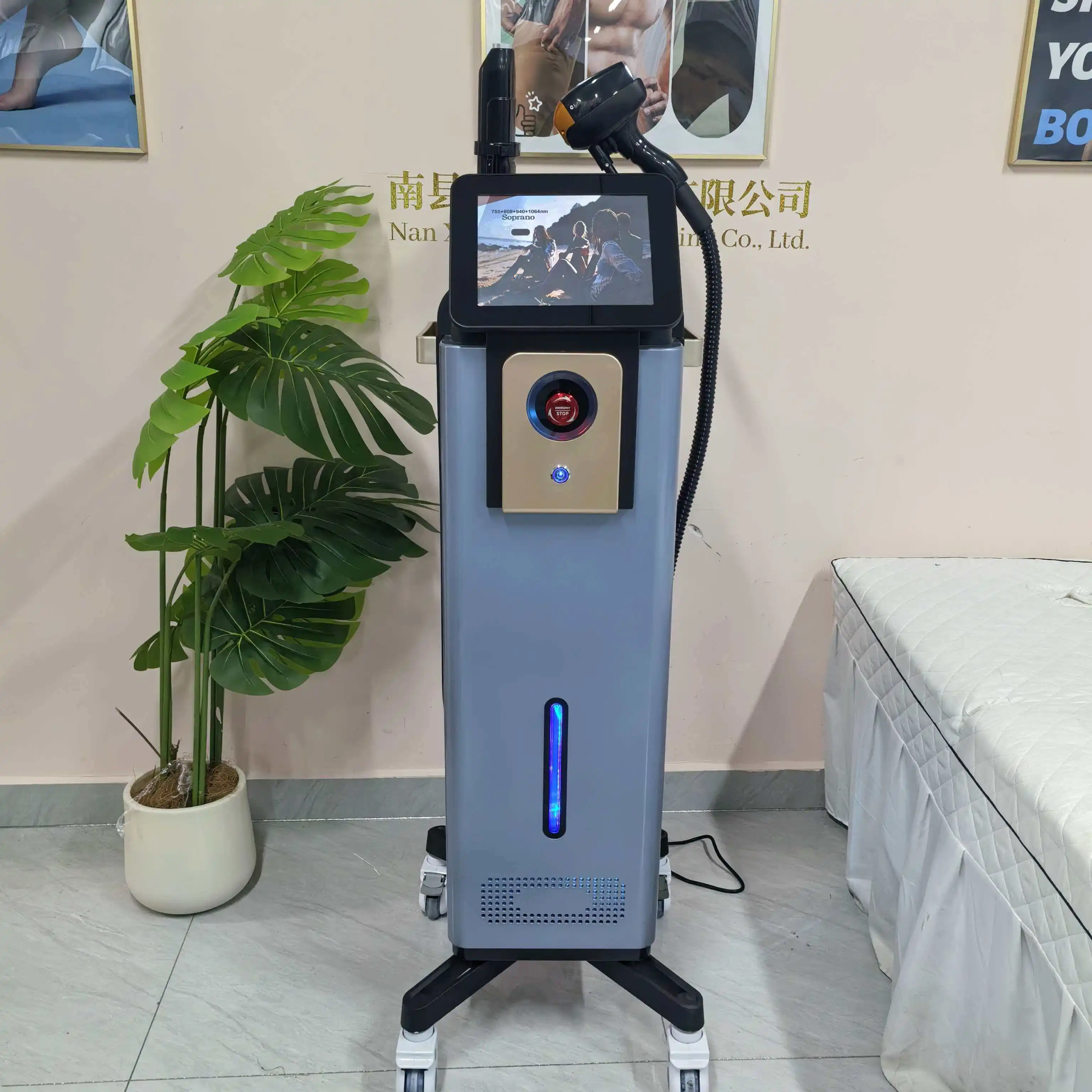808 Diode Laser Machine Picosecond Laser Integrated Device 10 Bars 4 Wavelength For Hair Tattoo Spot Removal Salon Beauty Machin