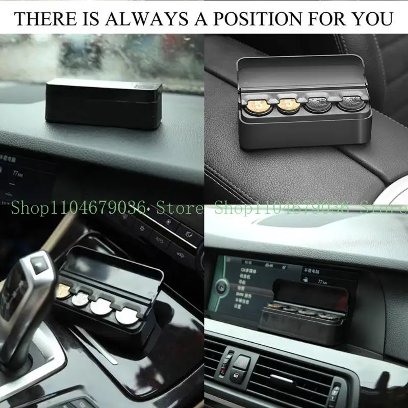 652F Coin Money Dispenser Cash Box for All Car Trucks Accessories