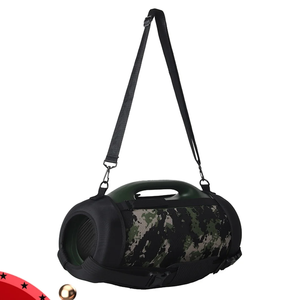 for Boombox 4 Portable Speaker Storage Bag with 3 Shoulder Straps Travel Carrying Sleeve Anti-Scratch for Outdoor Picnic