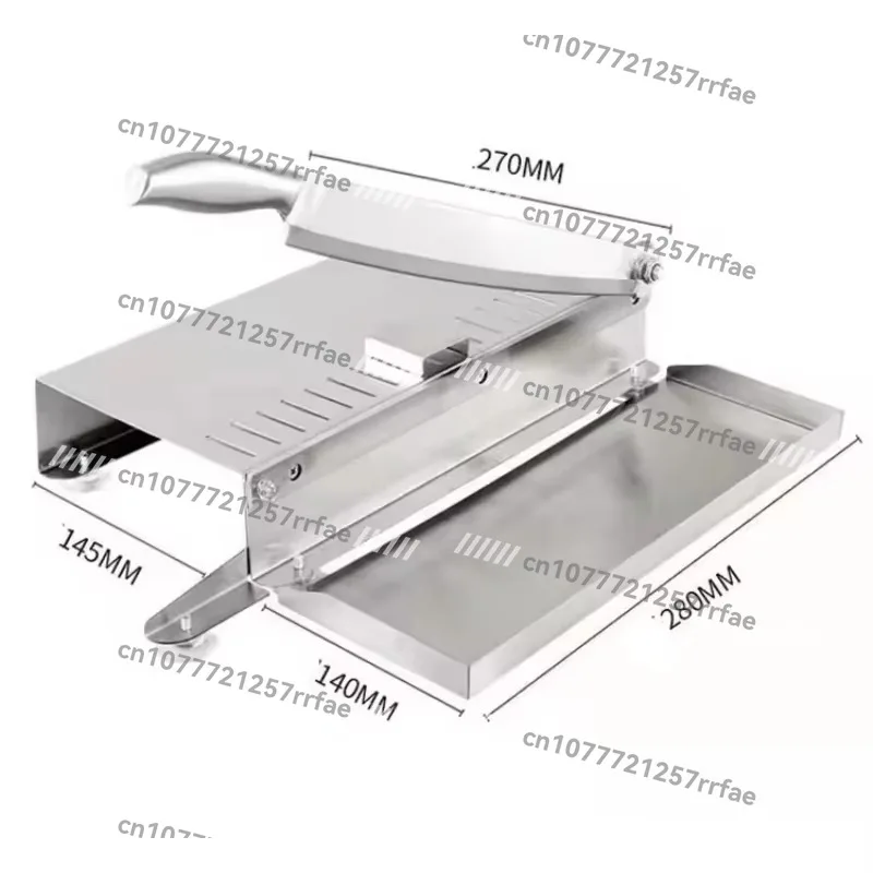 Home Cooking Hot Pot Shabu BBQ Manual Frozen Meat Vegetables Fruit Stainless Steel Meat Cutter Beef Lamb Roll Slicer