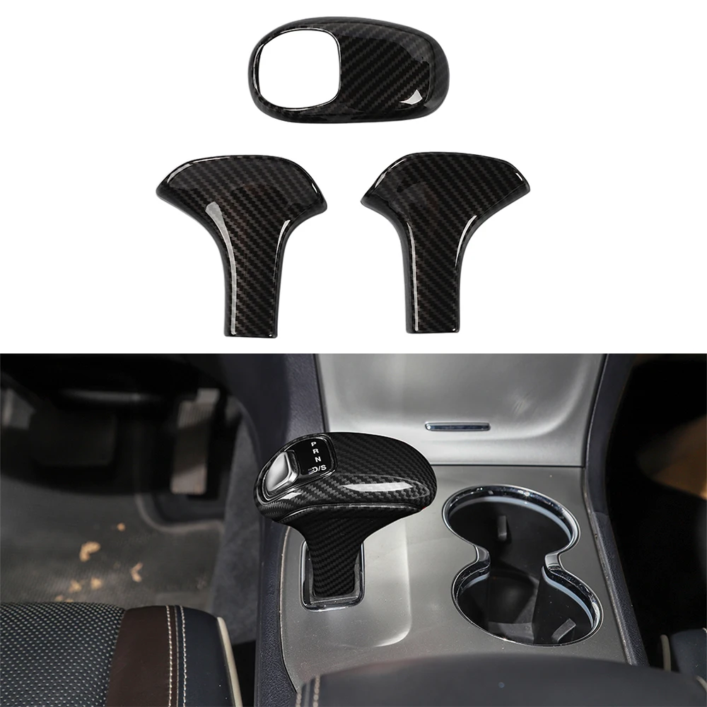 Gear Shift Knob Lever Decorative Cover for Jeep Grand Cherokee 2014 2015/for Chrysler 300C 2012 2013 2014 Car Accessories ABS