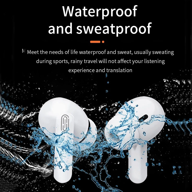 2022 NEW Translation Headphones 84 Languages Instant Translate Smart Voice Translator Wireless Bluetooth Translator Earphone
