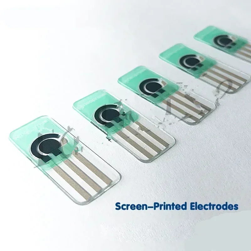 50 Pcs Tela Impressa Eletrodo Flexível Sensor de Dispositivo de Laboratório Eletroquímico