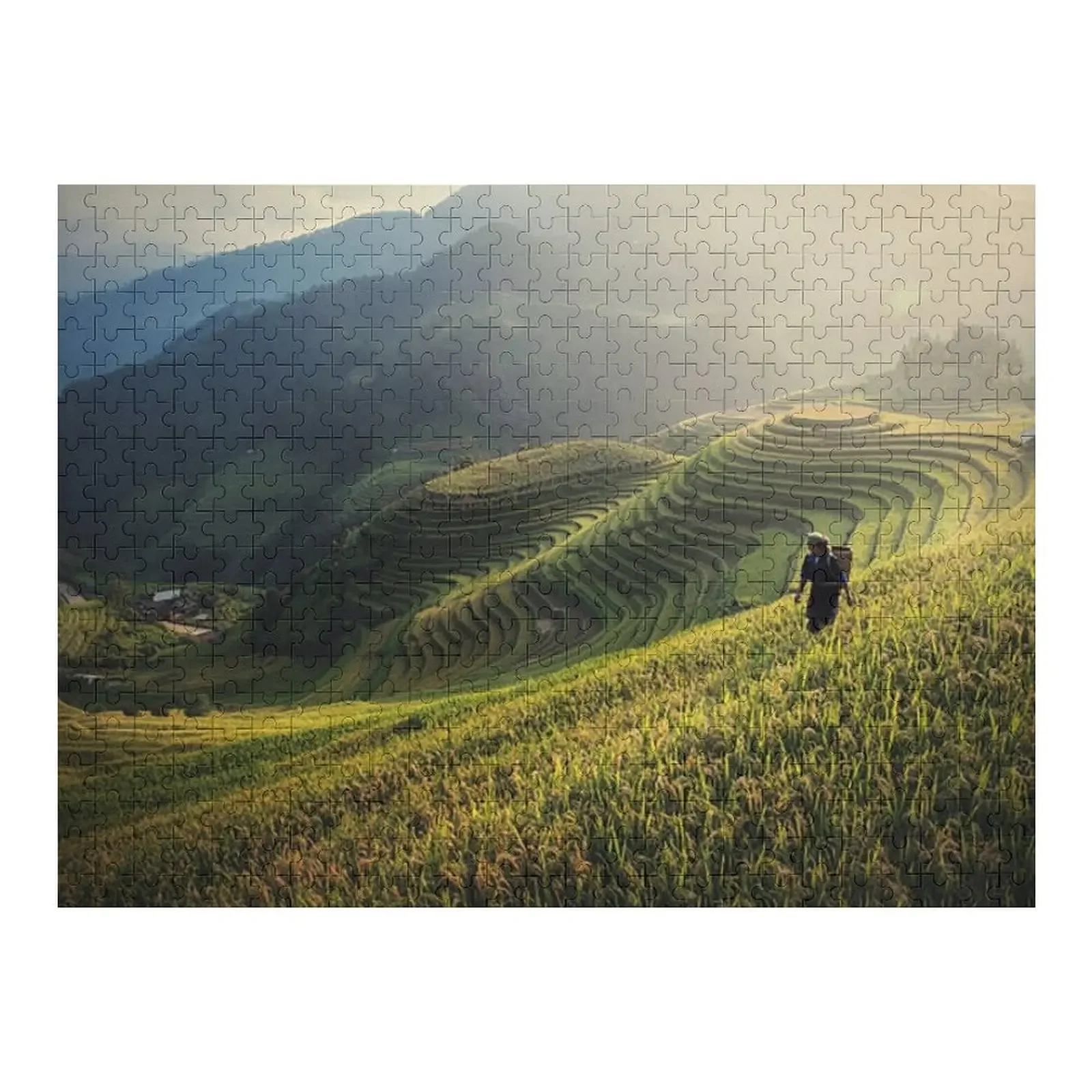 

Paddy fields Jigsaw Puzzle Personalized Children Personalized Gifts Puzzle