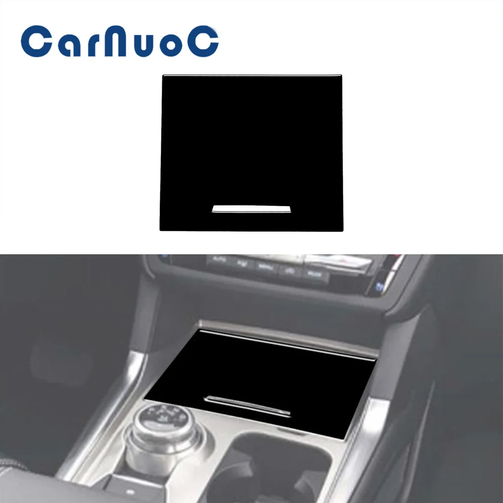 

For Ford Explorer 2020 2021 2022 2023 Car Center Control Storage Box Piano Black Sticker Interior Trim Mouldings Accessories
