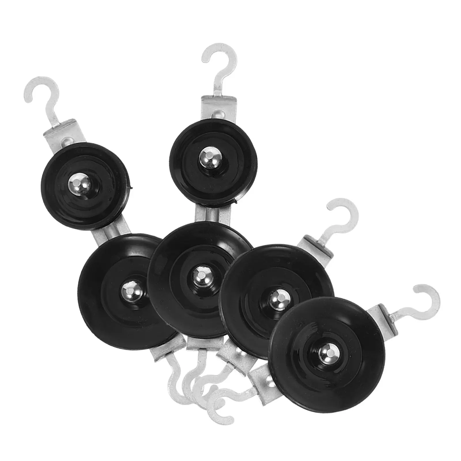 4Pcs Physics Education Pulley System Student Mechanical Teaching Tool Double Single Pulley Block Kit Experimental Science