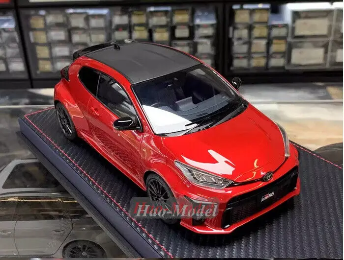 Make Up 1:18 For Toyota GR Yaris RZ IM096D Resin Car Model Diecast Simulation Toys Boys Birthday Gifts Hobby Display Collection