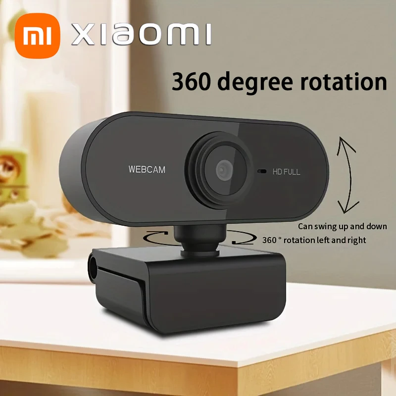 

Xiaomi 1080P Full HD Computer Network Camera with Microphone USB Plug PC Mac Laptop Desktop Live Video Call Work Mini Camera