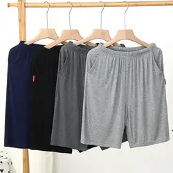 Zones Me-Short de jogging décontracté pour hommes, survêtement, taille 6XL, respirant, objectifs à la maison, plage, coton solide, culotte rayée