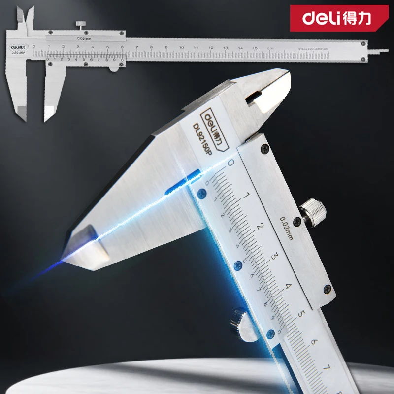 

DELI 0-150mm 0.02mm CNC Caliper Vernier Caliper Precision Measuring Tools Gauge Hand Tools