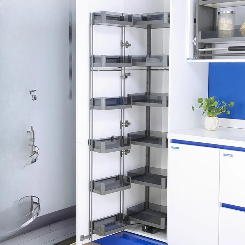 Custom High Quality Kitchen Accessories Hardware Pantry Organizer Linkage Sliding Basket