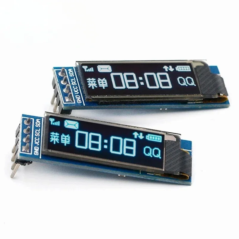 

10 шт. 0,91-дюймовый OLED-модуль 0,91-дюймовый белый/синий OLED 128X32 OLED ЖК-дисплей со светодиодной подсветкой 0,91 дюйма IIC Communicate