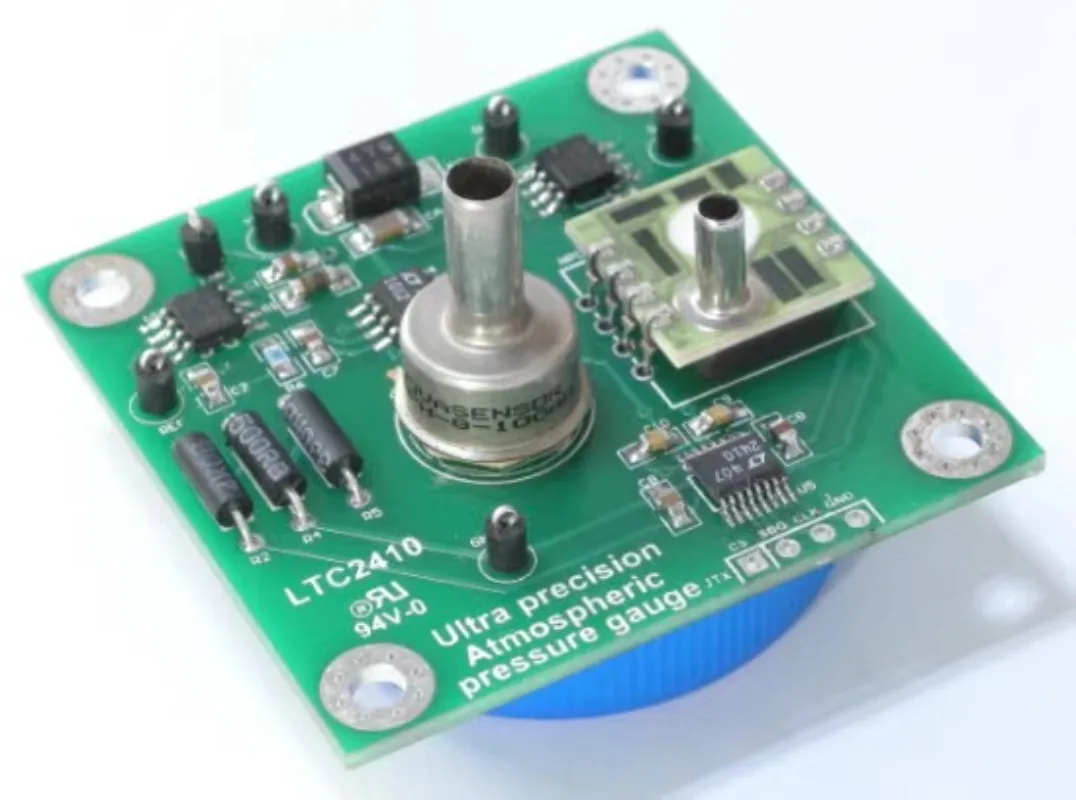 The Precision Barometric Circuit Is An Order of Magnitude Larger Than The Aneroid Barometer Without Sensors