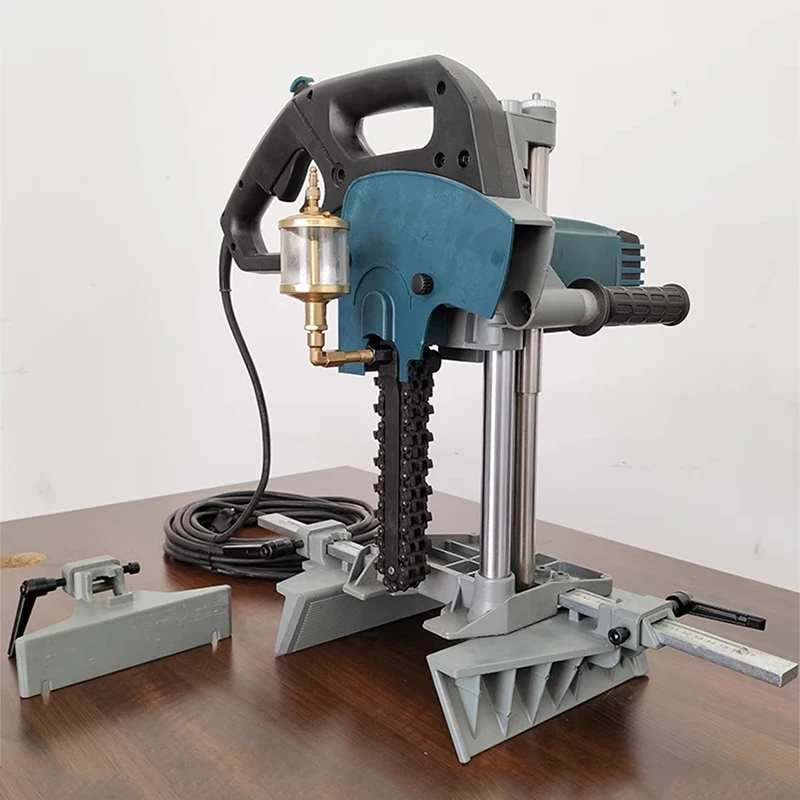 

Woodworking portable square hole machine chain saw Ancient building pavilion punching machine wood mortise machine