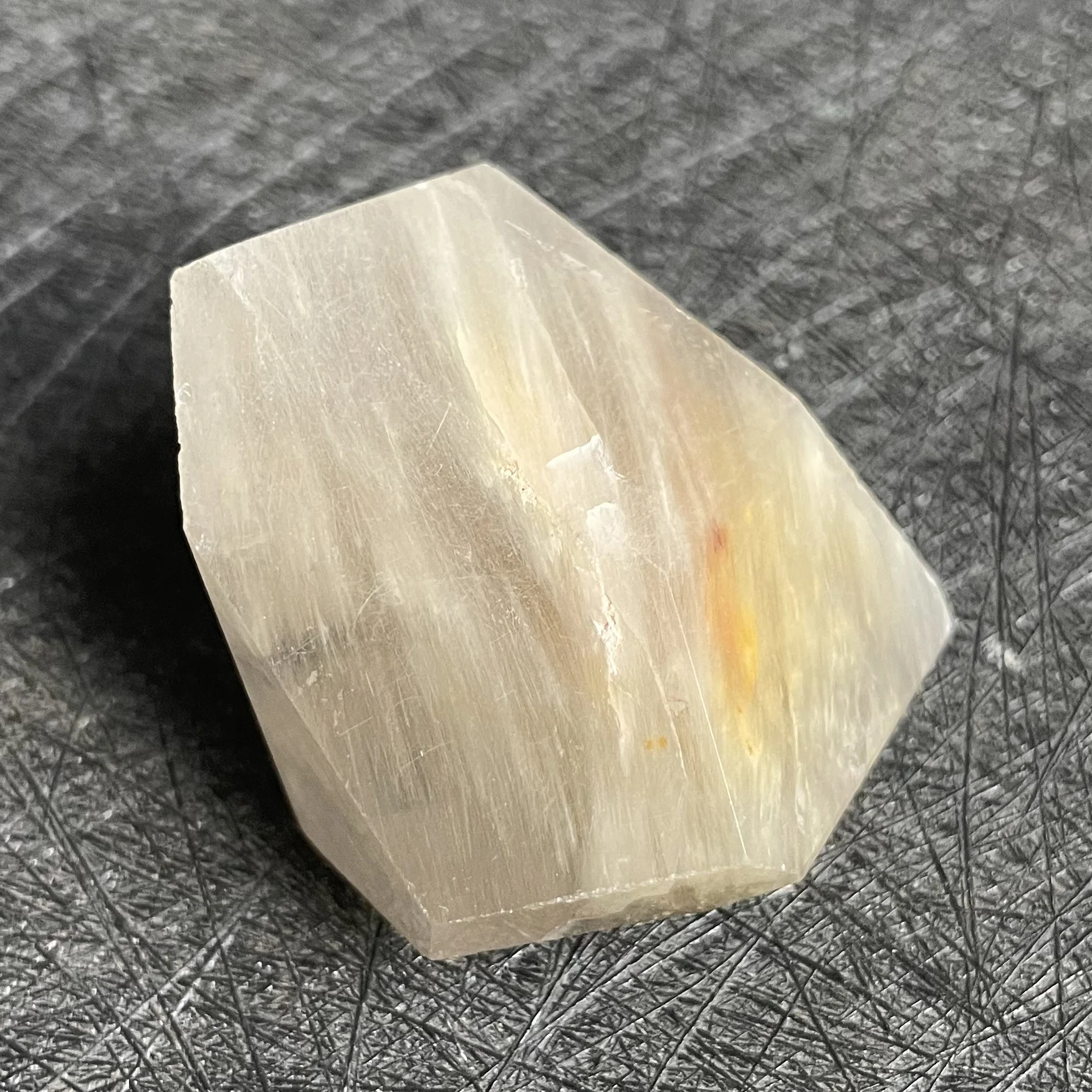 32g Natural Stone White Quartz Rutilated Polished Crystal Decoration Rock Gift Reiki Healing