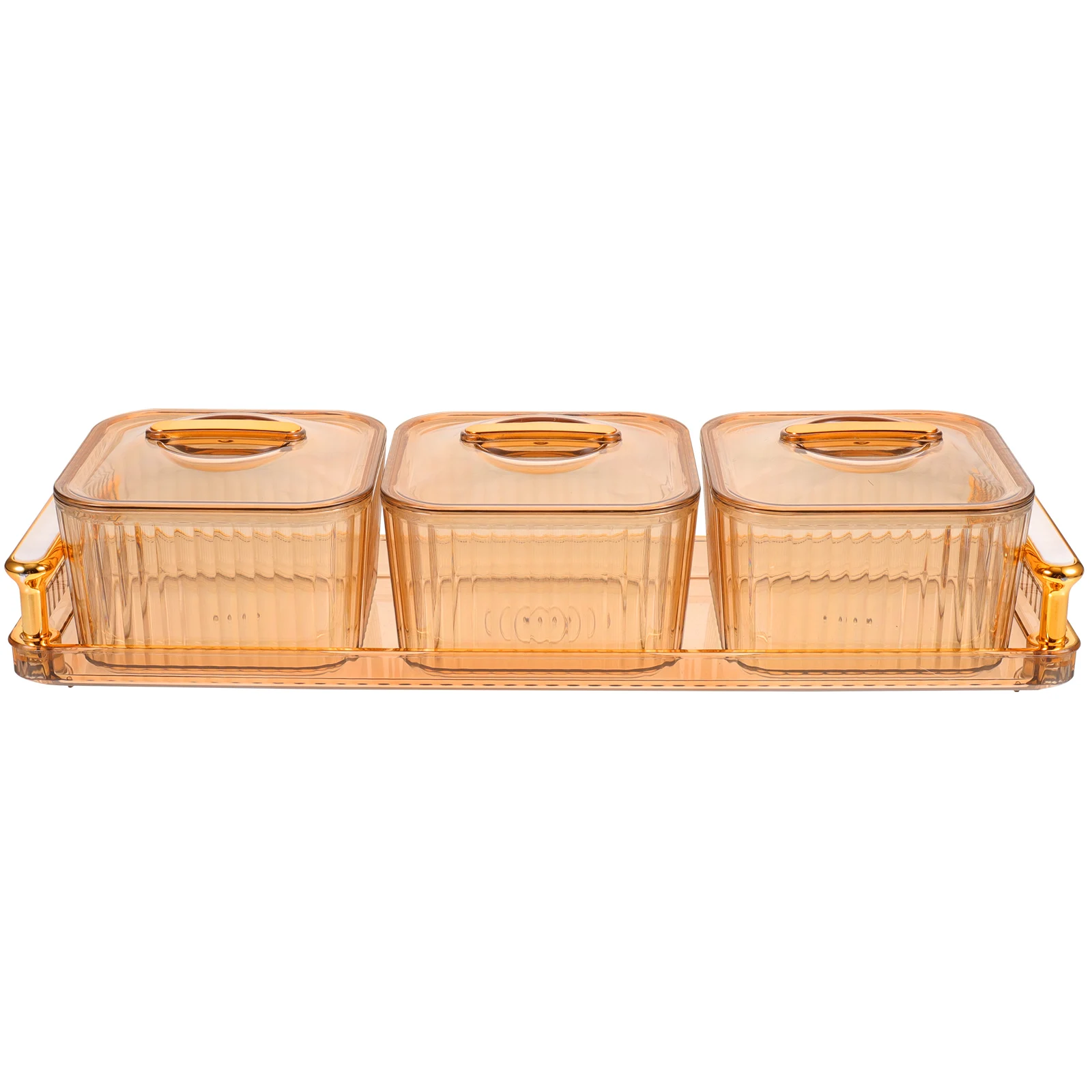 

1 Set Decorative Snack Tray Candy Holder With Lid For Parties And Storage Organization