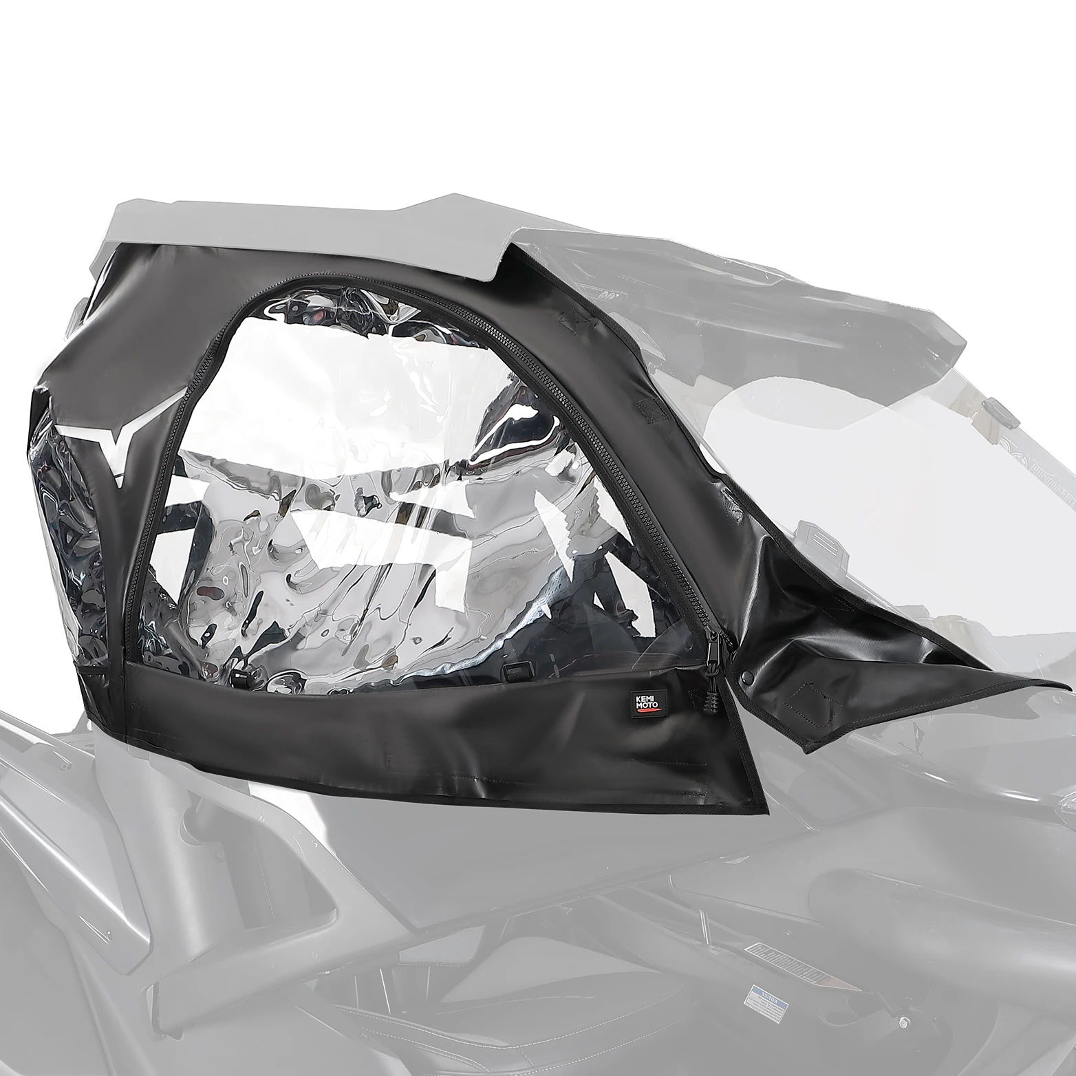 Kit de puertas superiores blandas para UTV, conjunto de puertas con tope y cerramiento para CFMOTO ZFORCE 1000 SPORT/950 H.O. EX SPORT 2022-2024, 950 SPORT 2020-2022