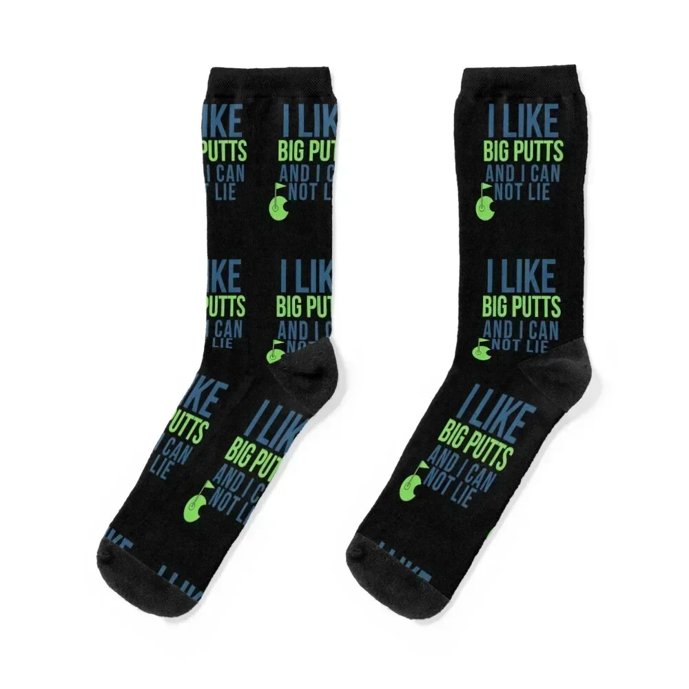 I Like Big Putts Funny Golf Socks luxe new in's Running christmas stocking Socks Male Women's