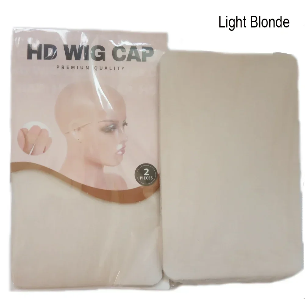 400Pcs(50Bags) HD Wigs Thin Stocking Cap  Deluxe  Cap Hair Net For Weave Nylon Stretch Mesh  Cap Hd  Caps For