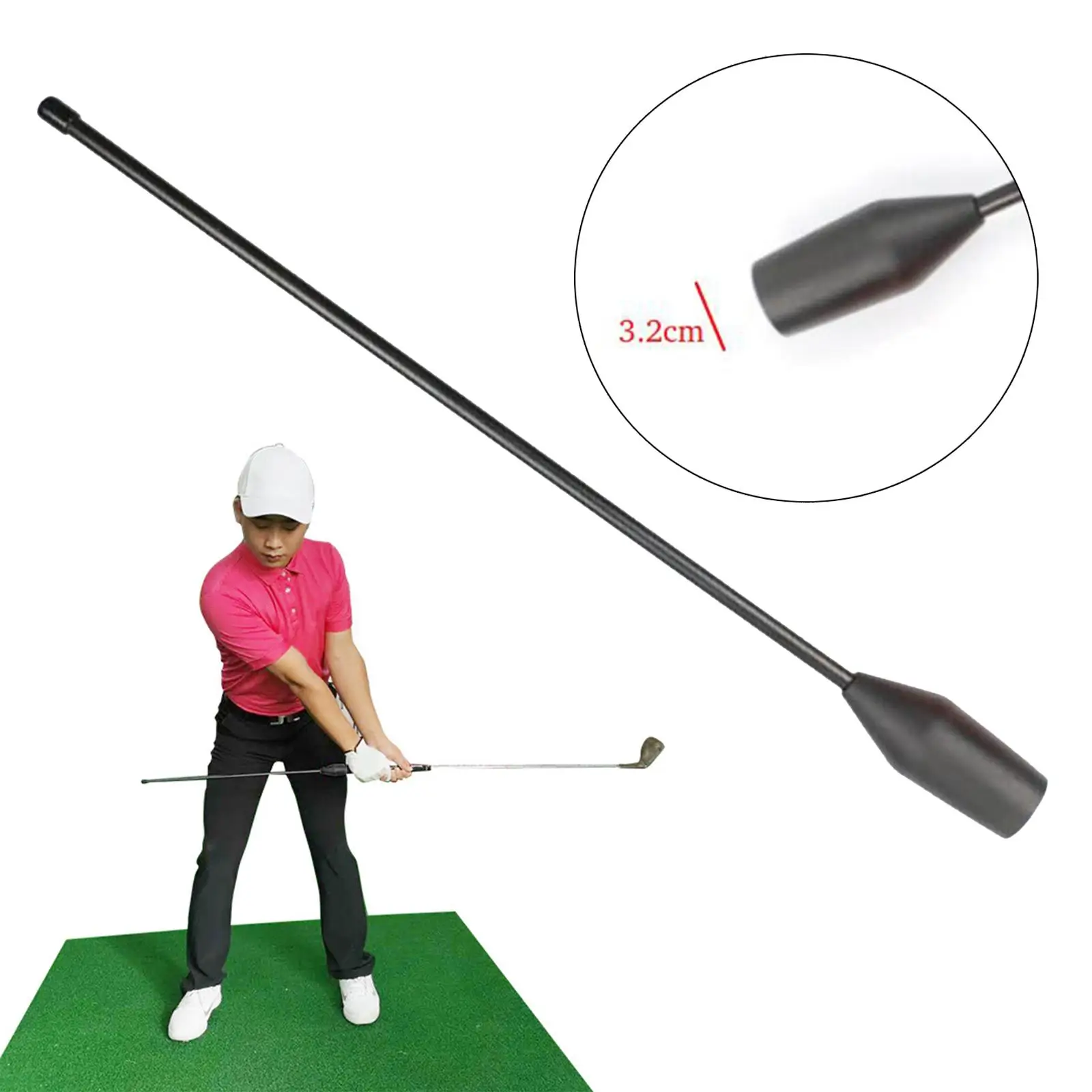 Golf Swing Training Aid Swing Trainer Chipping Practice Aid Posture Corrector for Golf Beginner