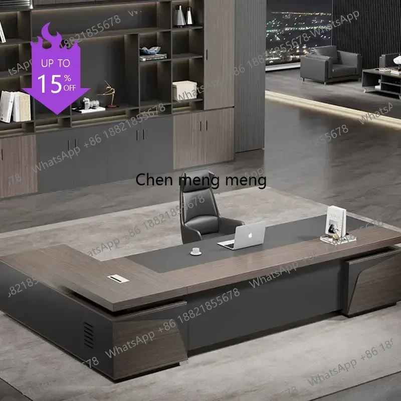 Corner Luxury Office Desk Home Drawer Organizer Storage Laptop Office Desk Computer Coffee Writing Table De Bureau Furniture01A