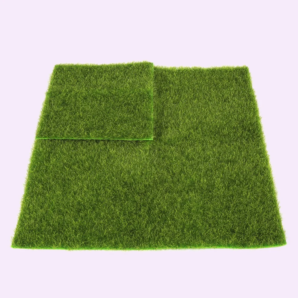 

15X15Cm Fake Grass Home Decor Artificial Moss Faux Greenery For Indoor Plants Diy Landscape Office Wedding Decoration