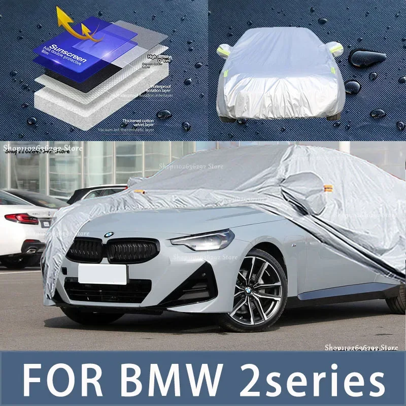 

For BMW 2series Outdoor Protection Full Car Covers Snow Cover Sunshade Waterproof Dustproof Exterior Car accessories