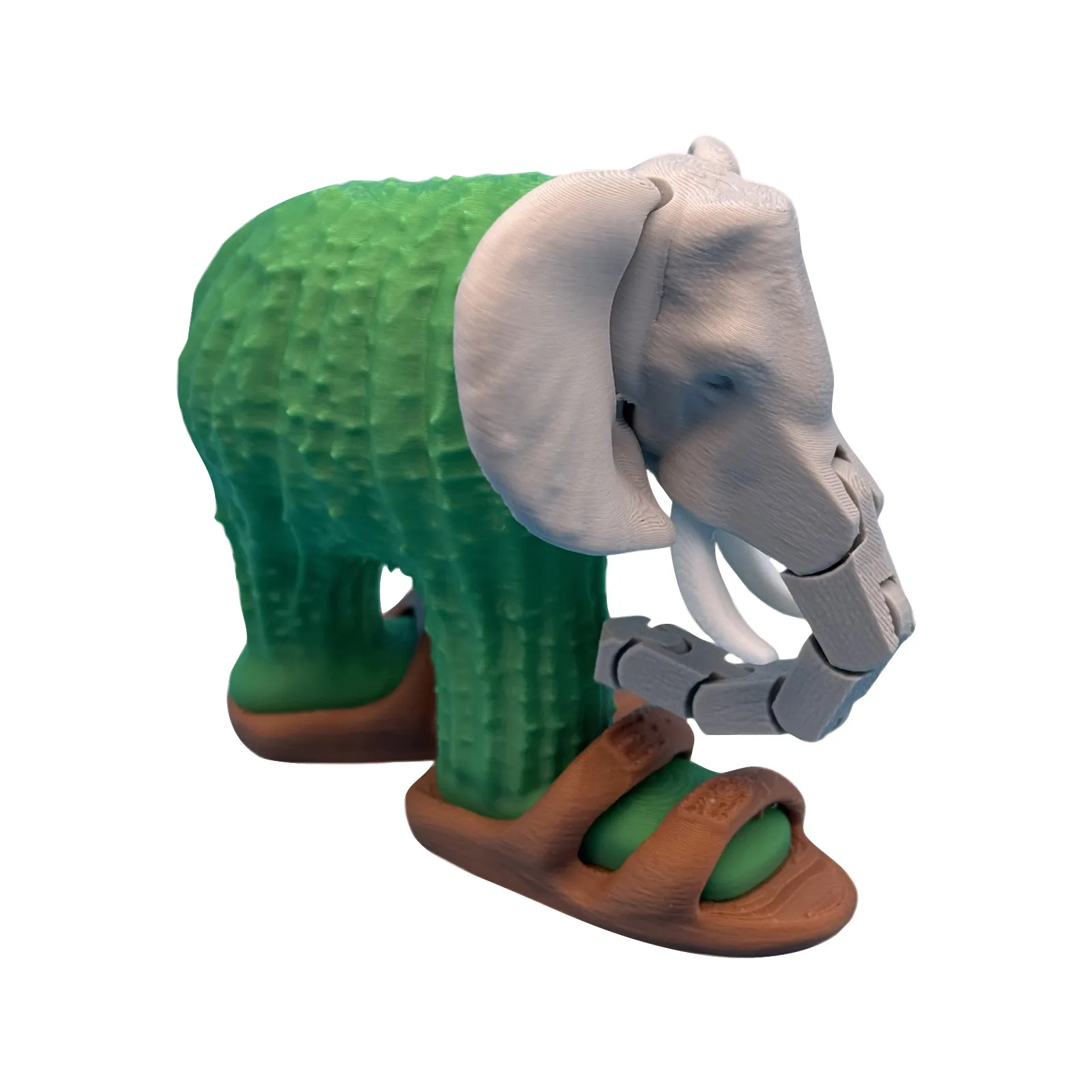 شخصية الحركة القابلة للجمع بطباعة ثلاثية الأبعاد تتضمن رأسًا وأيديًا وإكسسوارات فيديو قابلة للتبديل