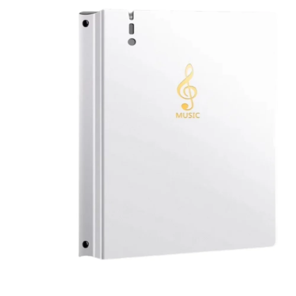 

A4 Sheet Music Folder Spiral Loose-leaf Storage Music Score Binder Waterproof Index Post Document Organizer Music Book