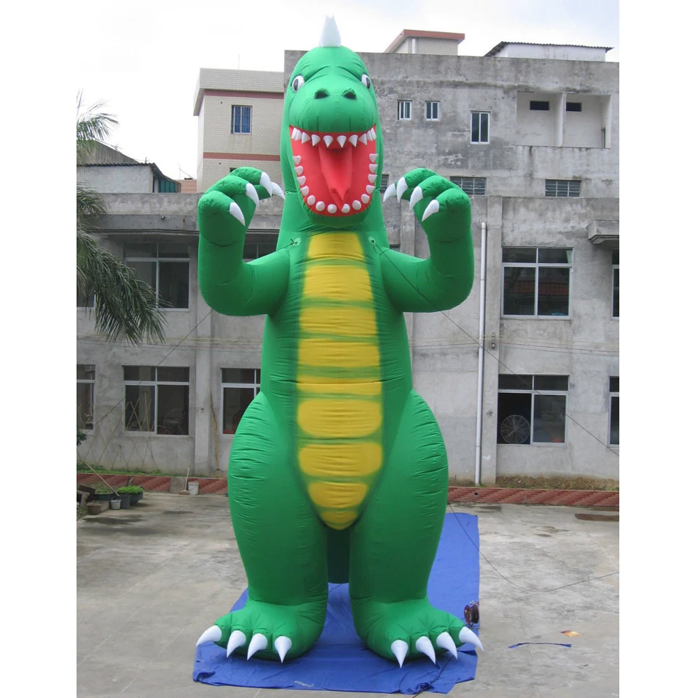 2025 New Advertising Giant Inflatable Dinosaur Decoration Blow Up Dragon Dino Cartoon For Outdoor Event Promotion