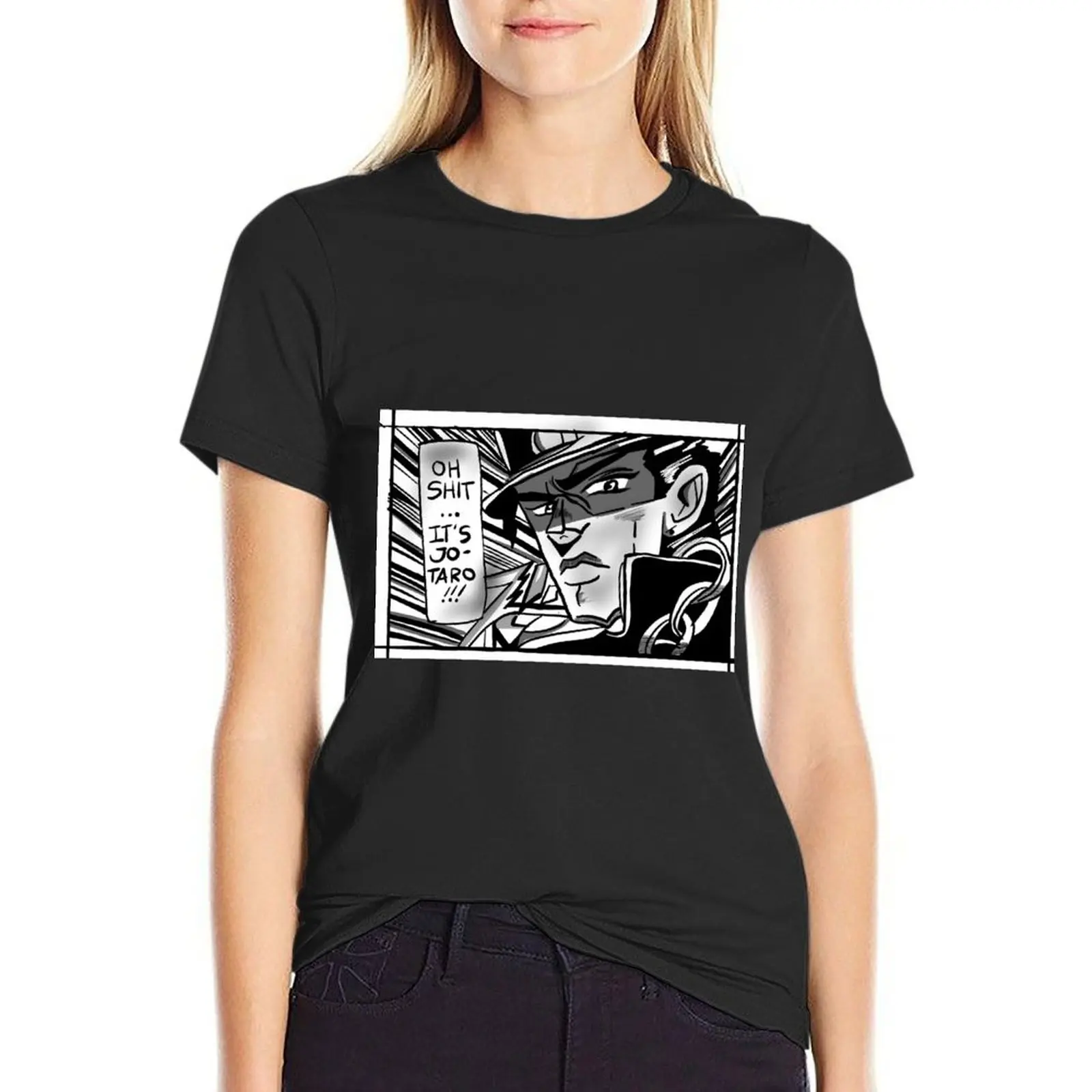 

Jotoro kujo T-Shirt female quick drying sublime funnys Top Women