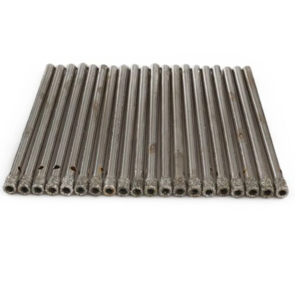 

20Pcs Diamond Drill Bits 3mm/8 Inch Core Bit Set for Stone Glass Tile Masonry Drilling with Steel Construction for DIY Projects