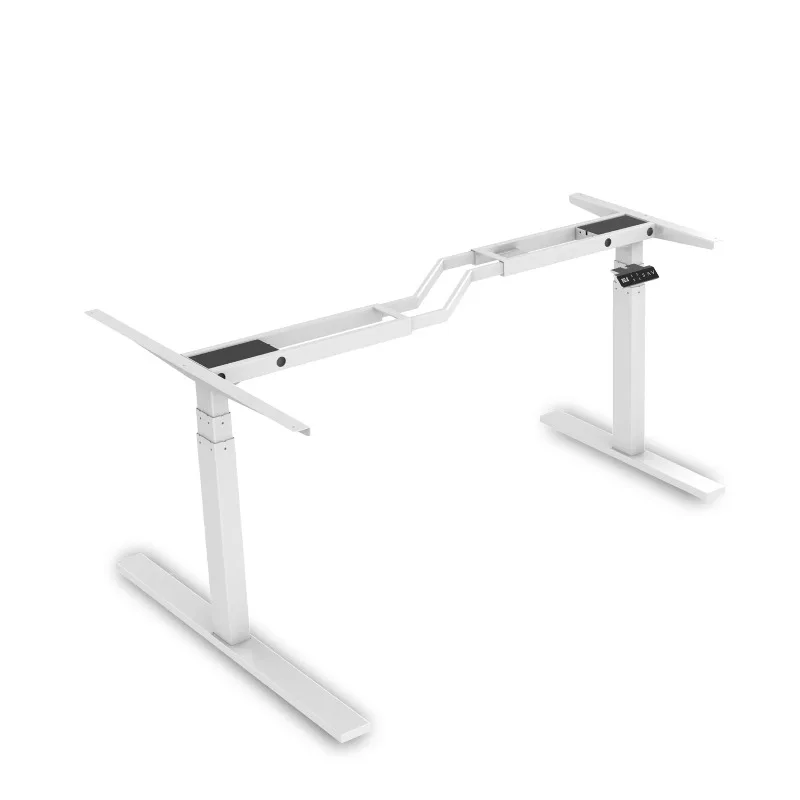 Ergonomic  Office  Stand up Rising Computer Desk  L Shaped Desk Frame Adjustable for Managers