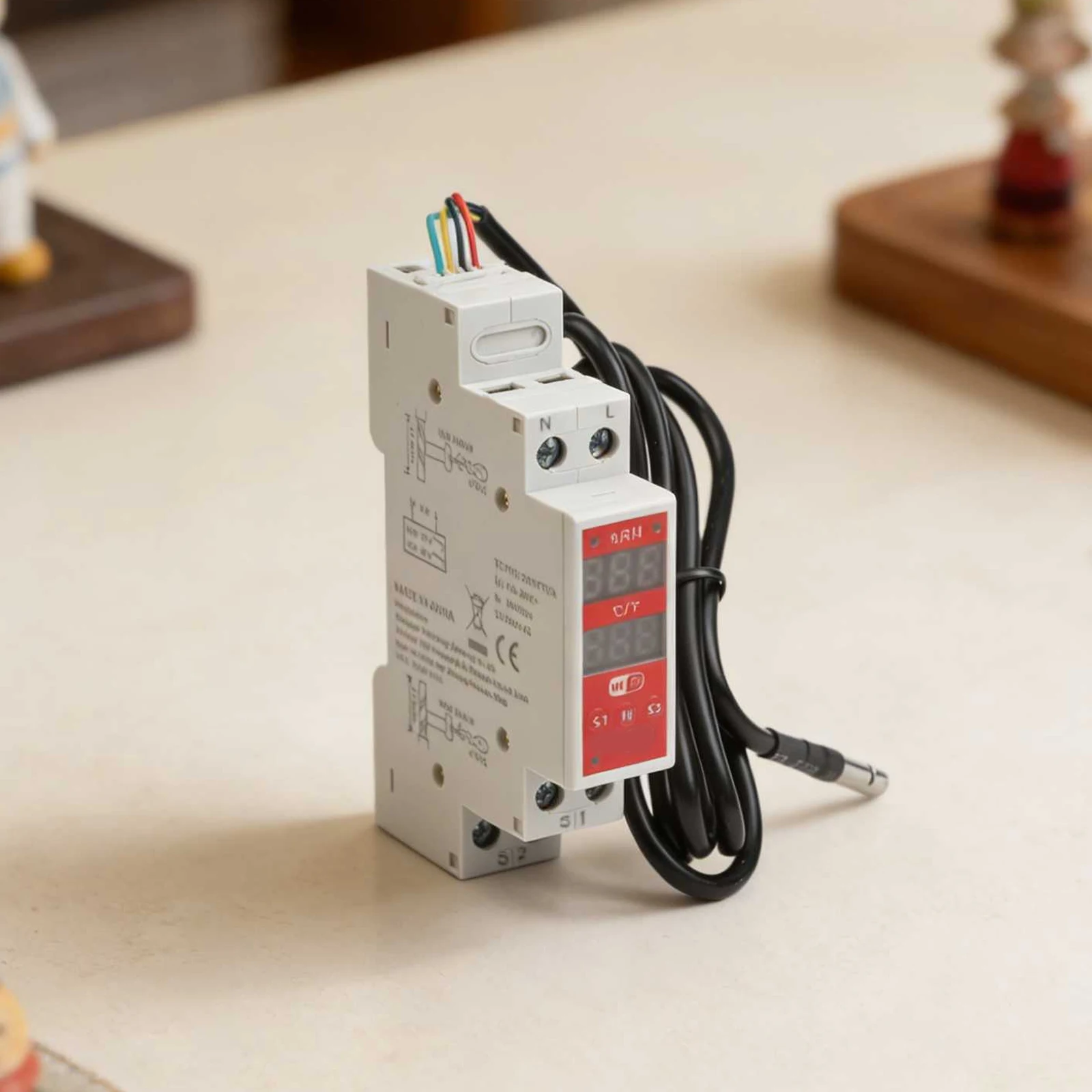 For Aquariums As Shown Digital Thermostat Temperature Control Temp Controller Humidity Monitoring Real-time Monitoring