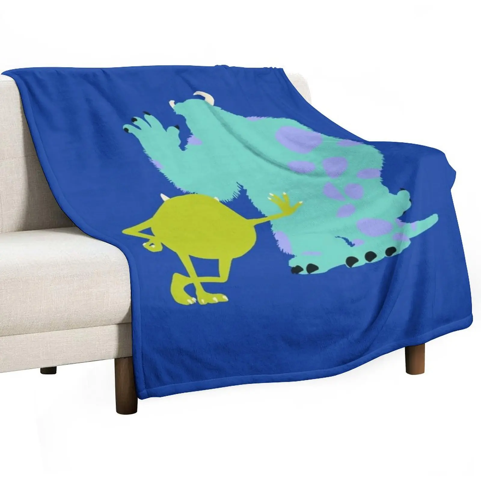 Not So Scary Monster Friends Throw Blanket Softest Extra Large Throw Luxury Brand Warm manga Loose Blankets