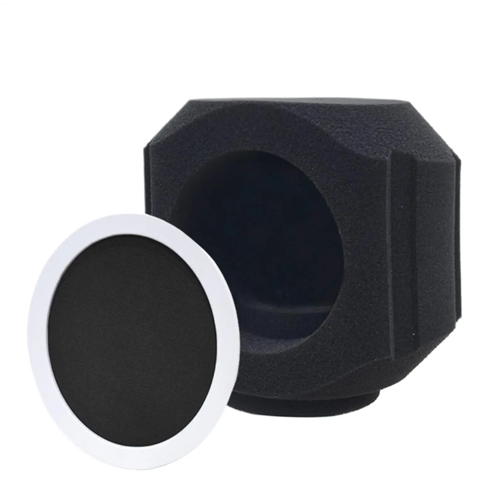 Microphone Isolation Ball Microphone Wind Shield Filter Portable Soundproof Cover For Podcast Singing Rapping Home Studio Live