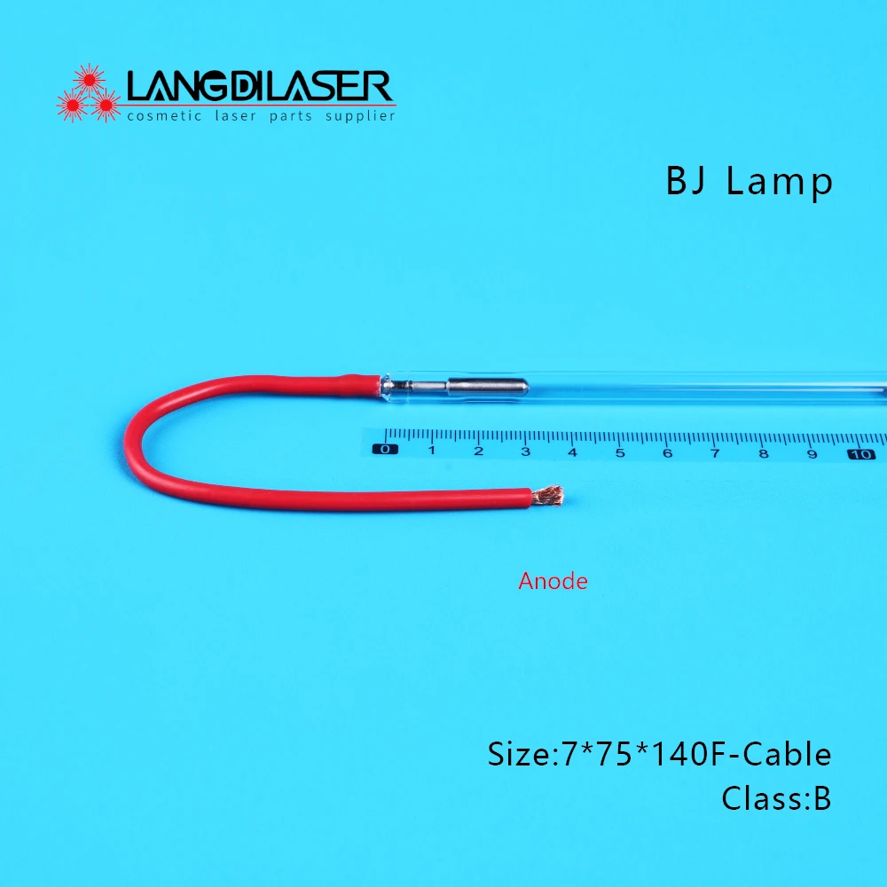 NCRIO LAMP SIZE 7*75*140F WITH STRAIGHT CABLE FOR ND:YAG MEDICAL LASER SYSTEM
