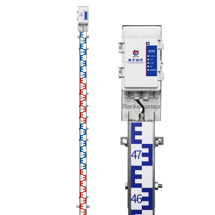 Renke waterniveau-indicator Elektronische digitale rivierniveau-personeelmeter