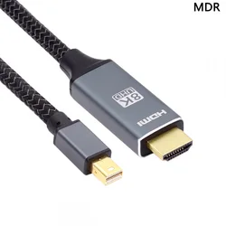 Mini DisplayPort 1.4 Źródło do HDMI 2.0 Wyświetlacz 8K 60hz UHD 4K do HDMI męski kabel monitora