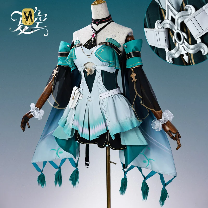 

HCos Wuthering Waves Ciaccona Cosplay Costume Dress Anime Party Clothing Hallween Carnival Uniforms