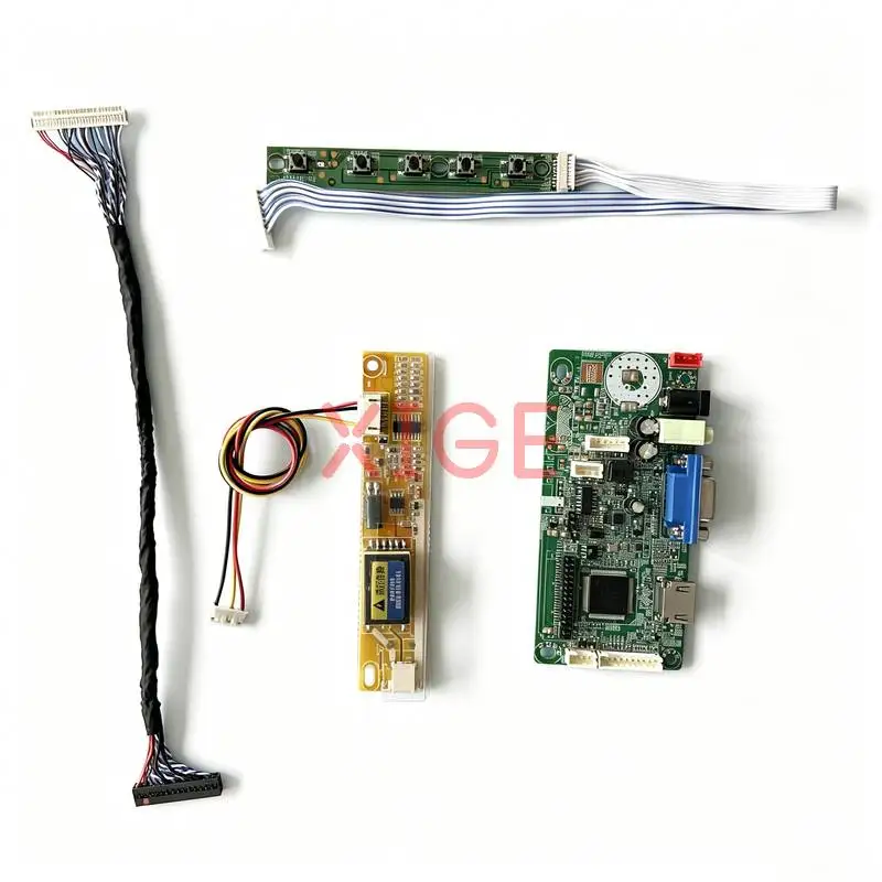 LCD Monitor Controller Drive Board Fit HT14P12 LTN141P2 LTN141P4 LP141E2 1400*1050 LVDS 30-Pin 1-CCFL HDMI+VGA 1400x1050 DIY Kit