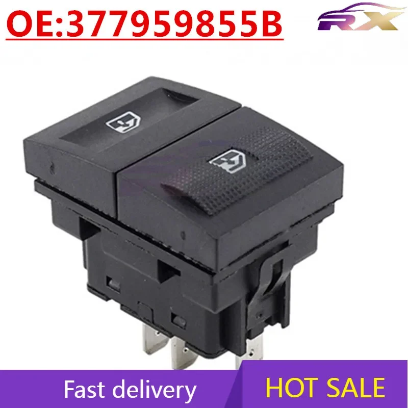 NEW:377959855B Suitable For Volkswagen Golf Auto Parts Windows Lifter Glass Adjustment Control Switch
