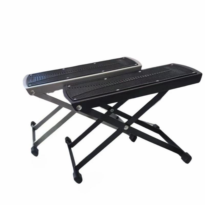Guitar Foot Stool 6 Position Height Adjustable Foldable Guitar Pedal Foot Rest Step Footstool  for Guitar Pedal Accessories