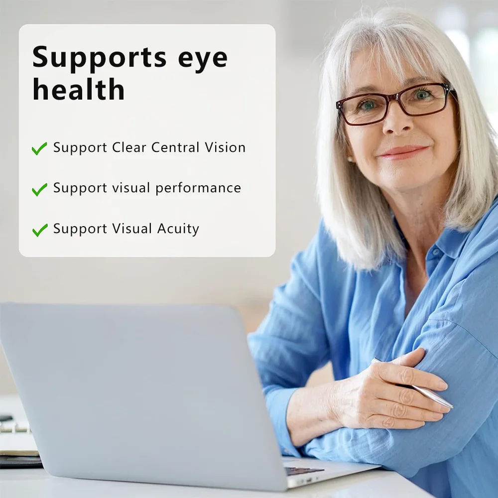 Lutein 20mg & Zeaxanthin 4mg Supplement - Eye Vitamins - Eye Health & Vision Support,Dietary Supplement